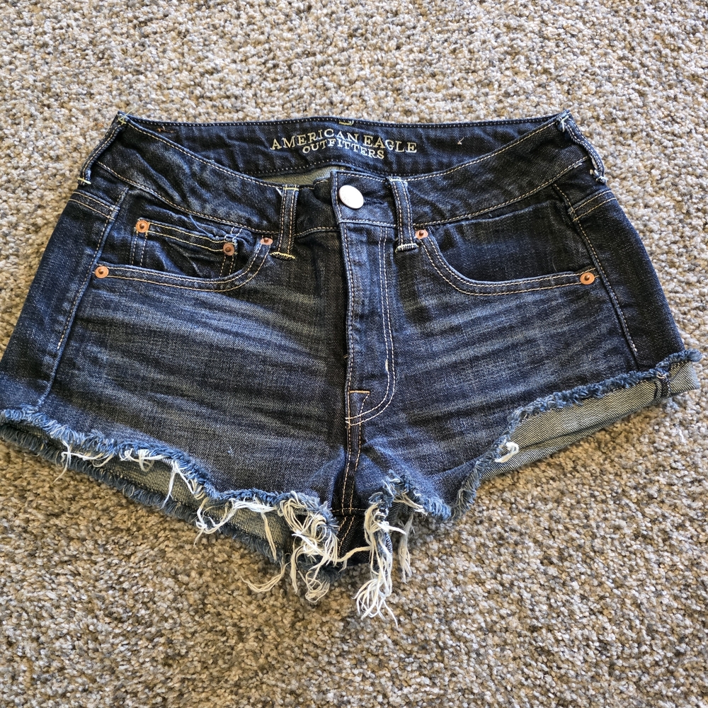 American Eagle Outfitters Women's Blue Denim Shorts